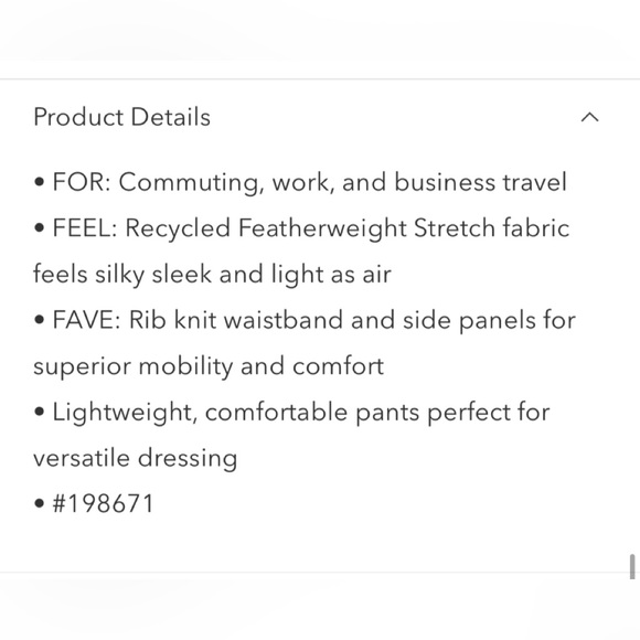NWT Athleta Brooklyn Ankle Pant. Black. Size 10 Tall - Picture 8 of 9